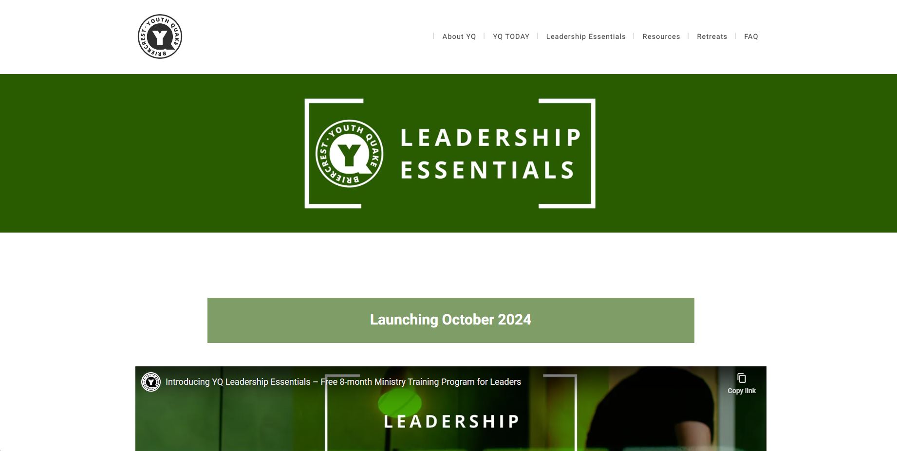 Leadership Essentials from YouthQuake