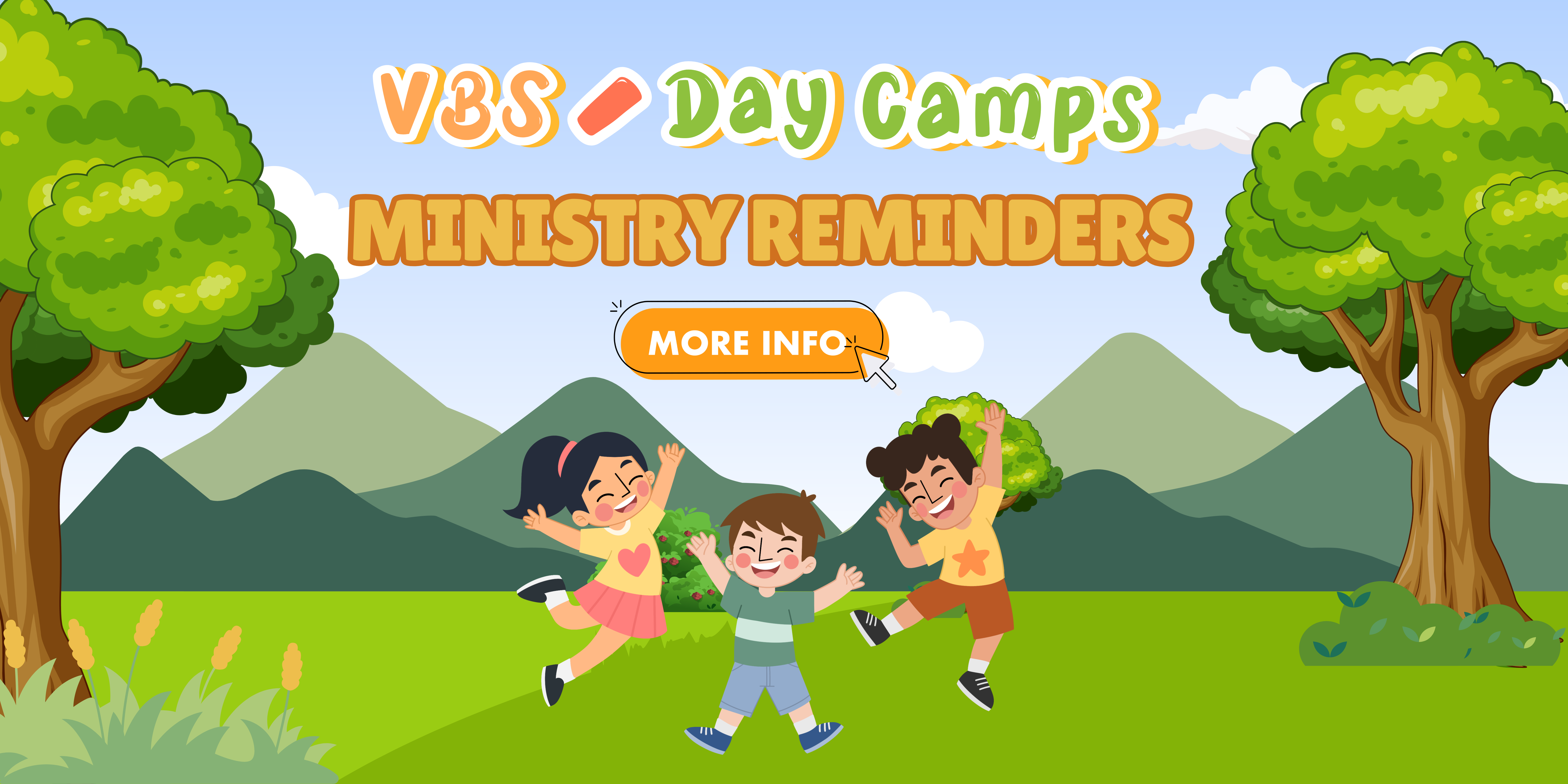 VBS / Day Camp Ministry Reminders