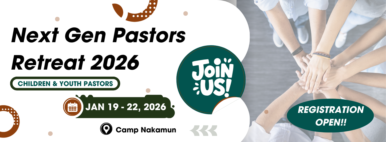 Next Gen (Kids & Youth) Pastors Retreat 2026