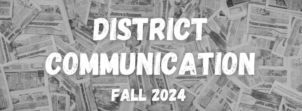 District Communication - Fall 2024