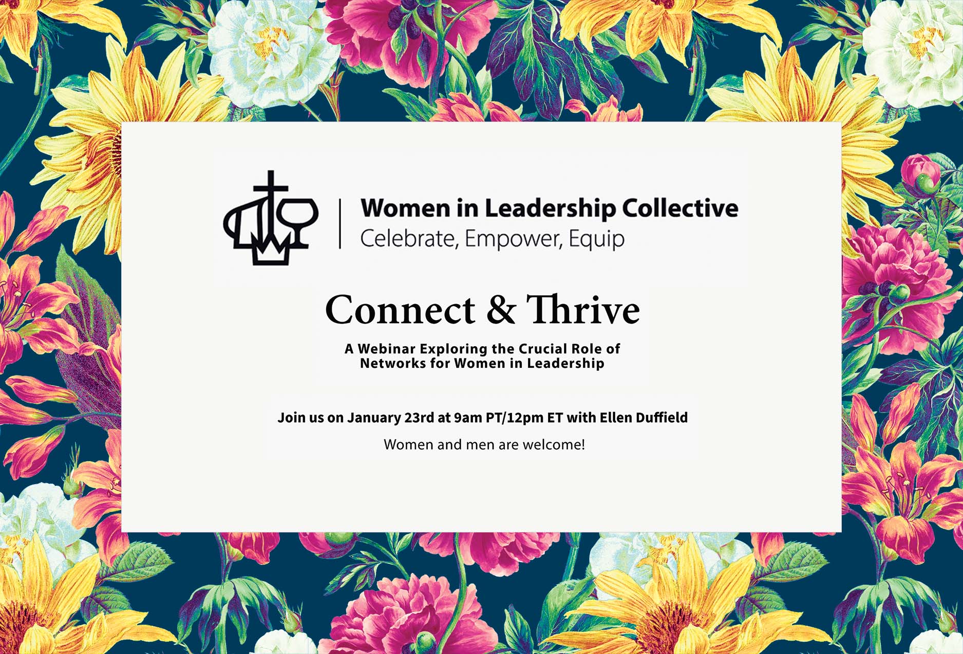 Register for Women in Leadership Webinar: Connect & Thrive